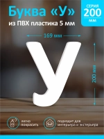 Буквы из пластика на стену