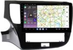 Магнитола для Mitsubishi Outlander 3 2019-2022 (прямоугольный климат) - Kuberg QLed, Android 13, Быстрейшая, CarPlay, SIM-слот