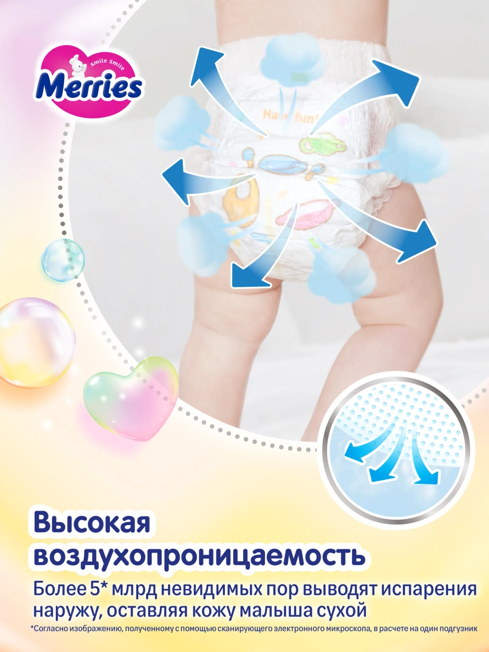 Трусики-подгузники Merries 4 44шт
