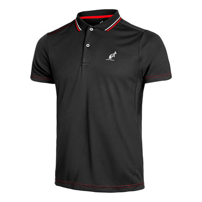 Мужское теннисное поло Australian Serve In Ace Polo Men - Black, Multicoloured