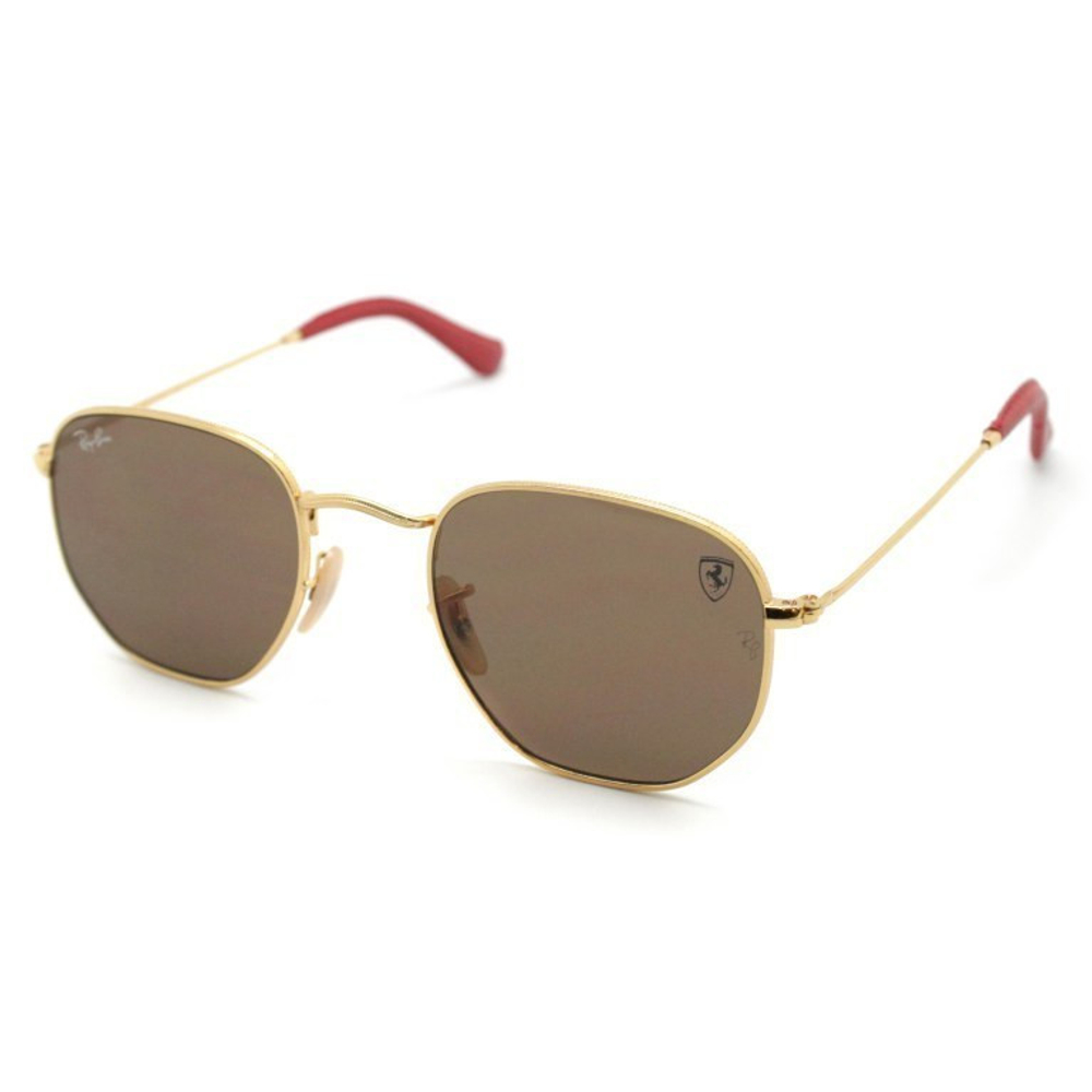 Ray Ban Hexagonal Metal RB3548NM Scuderia Ferrari Collection F00863 / 51 mm