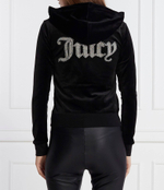 Худи CAVIAR BEAD WESTERN DIAMANTE ROBERTSON HOODIE Juicy Couture - черный(JCBAS223807)