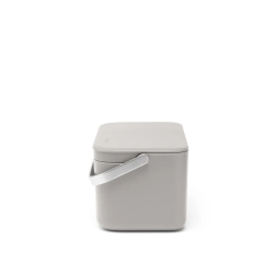 Brabantia Контейнер для мусора Sort & Go 1,8л, серый 230080