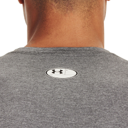 Мужское теннисное поло Under Armour Heatgear Fitted T-Shirt Men - Grey