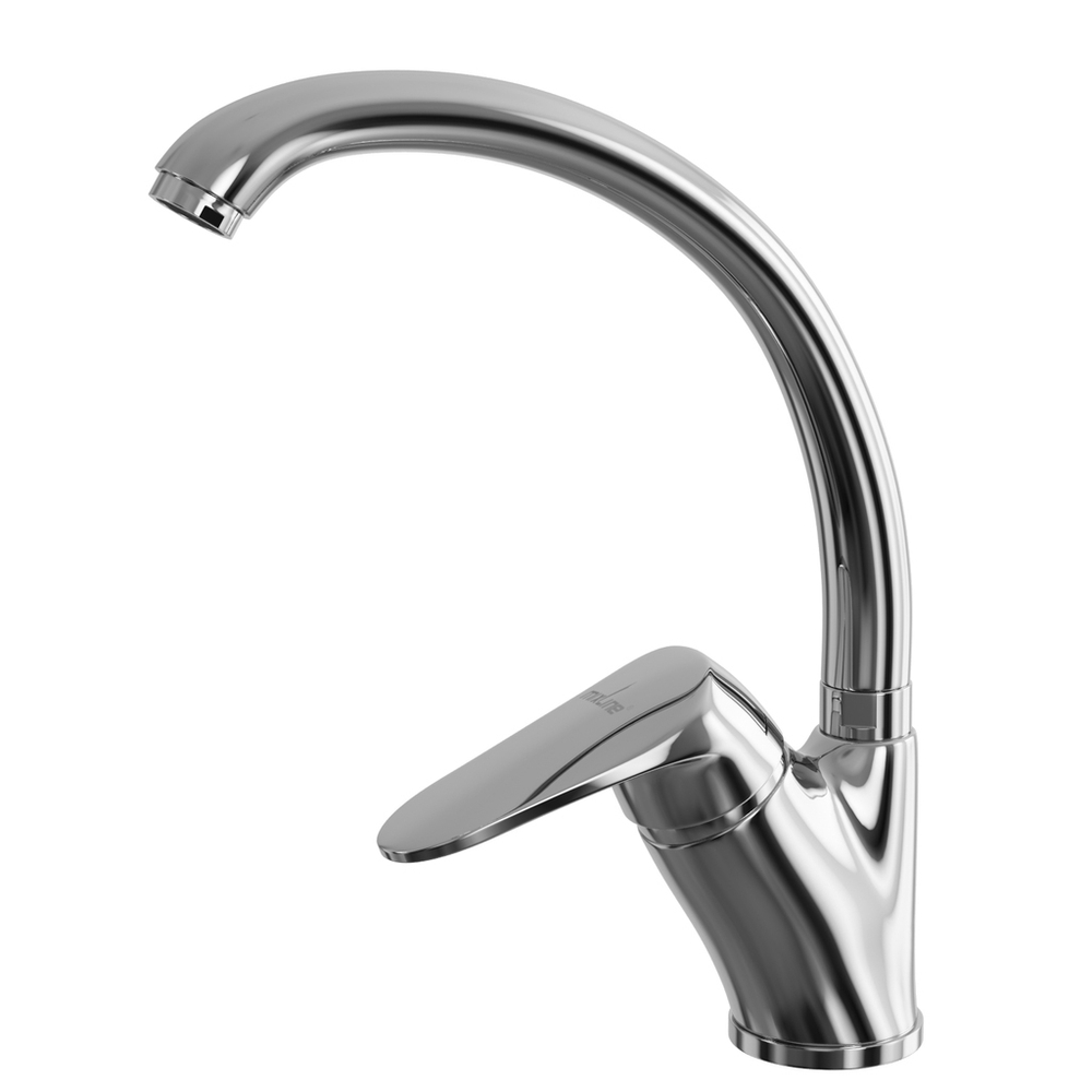 Смеситель для кухни 40k MIXLINE МЛ08-032(ML08-032) высокий излив б/отв боковая п/гайку(без подводки)