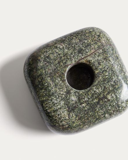 Подсвечник Liren из зеленого мрамора, 3 см