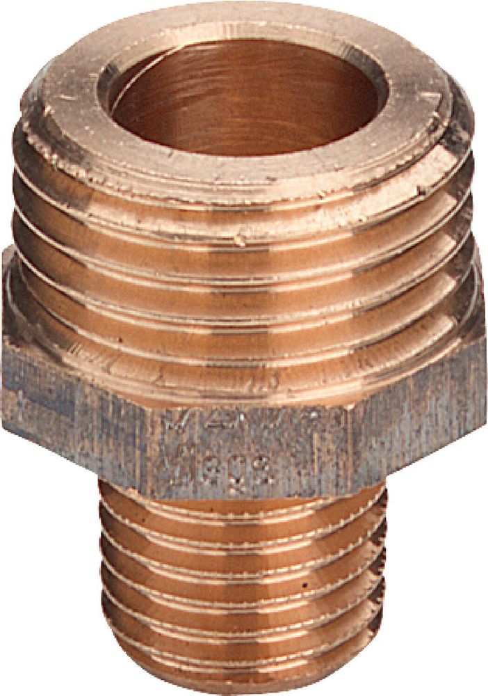 Viega Ниппель-переход R 3/4" x G 1 НР, плоское уплотнение, бронза