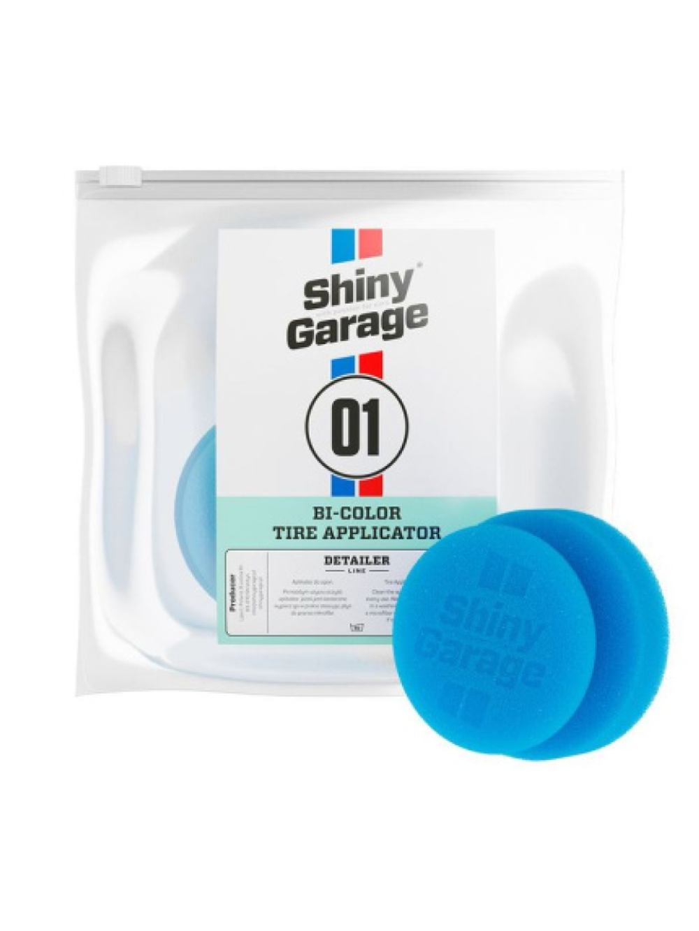 Shiny Garage Аппликатор для чернения шин Bi-Color