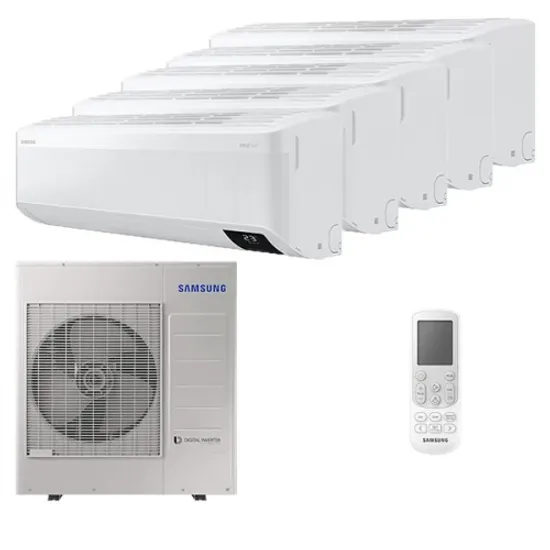 Мультисплит система на 5 комнат Samsung AJ020TNAPKH/EA x 5 / AJ100TXJ5KH/EA