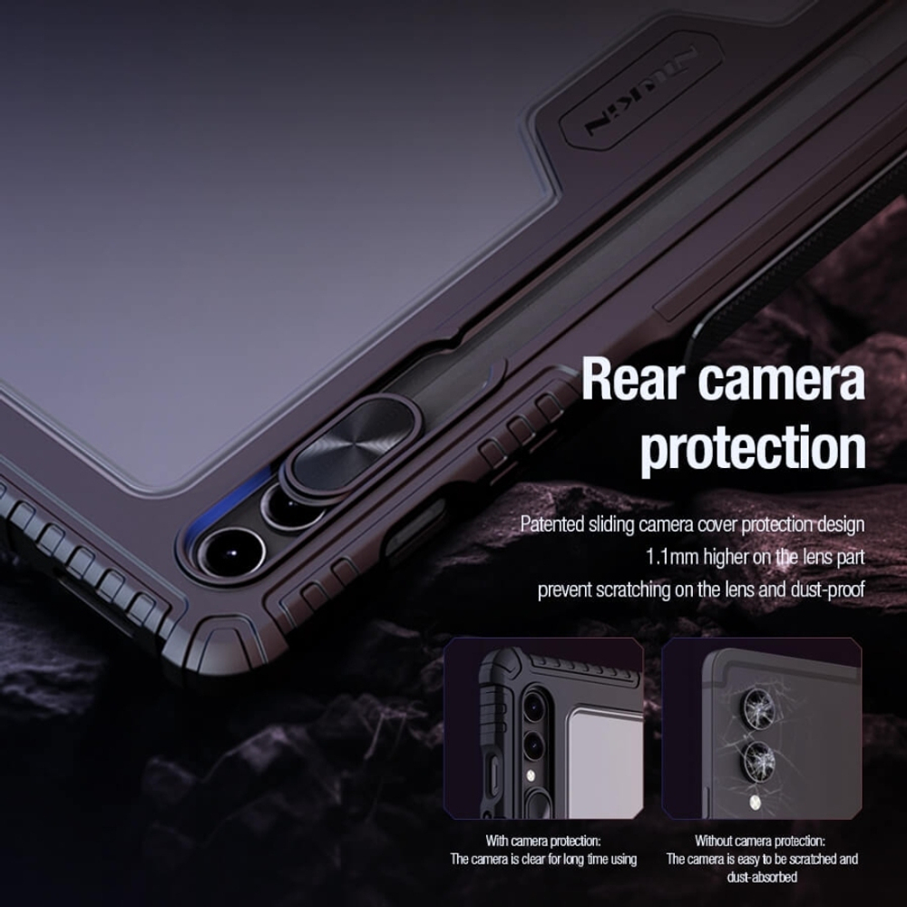 Противоударный чехол BUMPER NILLKIN LEATHER CASE PRO для Samsung Galaxy Tab S9 Ultra