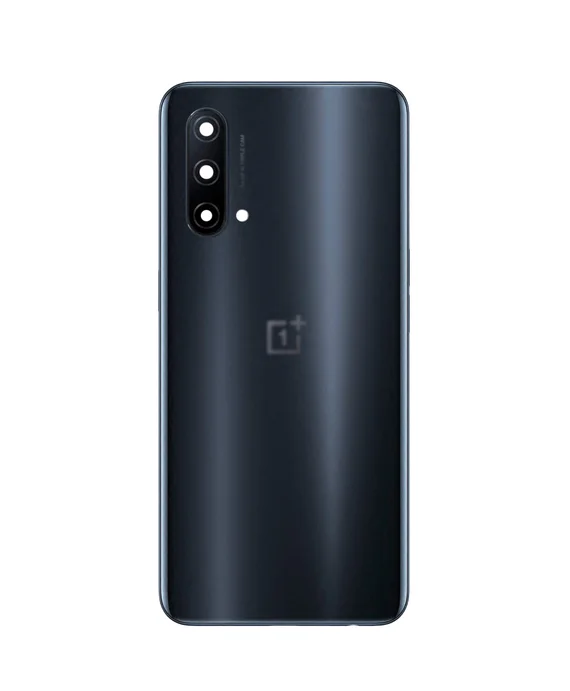 Задняя крышка для OnePlus Nord CE черная (Charcoal Ink) со стеклом камеры