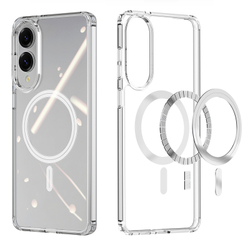 Защитный прозрачный чехол с MagSafe для Samsung Galaxy S25 Edge, серия Clin Mag Series от Dux Ducis