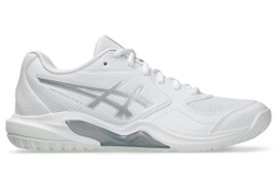 Женские теннисные кроссовки Asics Gel-Dedicate 9 - white/pure silver