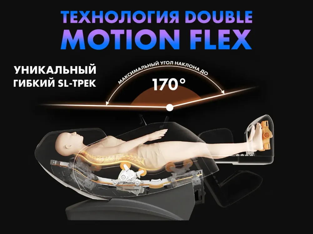 Массажное кресло FUJIMO 氣 FLEXOR 4D Grey