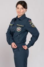 Костюм летний женский МЧС (Патруль-240, серо-синий)