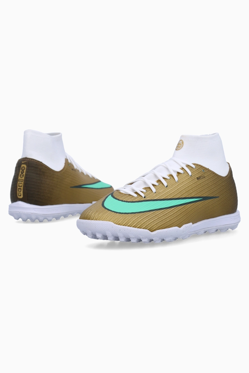 Сороконожки Nike Zoom Mercurial Superfly 11 Academy High Mbappe TF - желтый