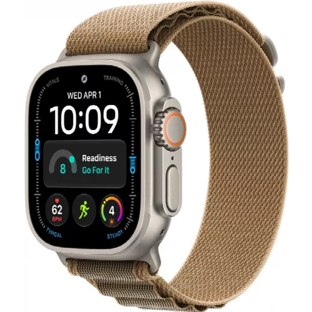 Смарт-часы Apple Watch Ultra 4 49 mm, Natural Titanium case | ремешок Alpine Loop | Desert, S