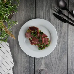 Тарелка d 21,2 см h2 см белая фарфор Glory Eco P.L. Proff Cuisine [6]