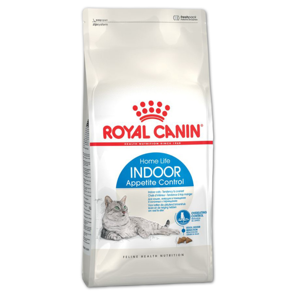 Royal Canin корм сухой для взрослых кошек домашние, контроль аппетита