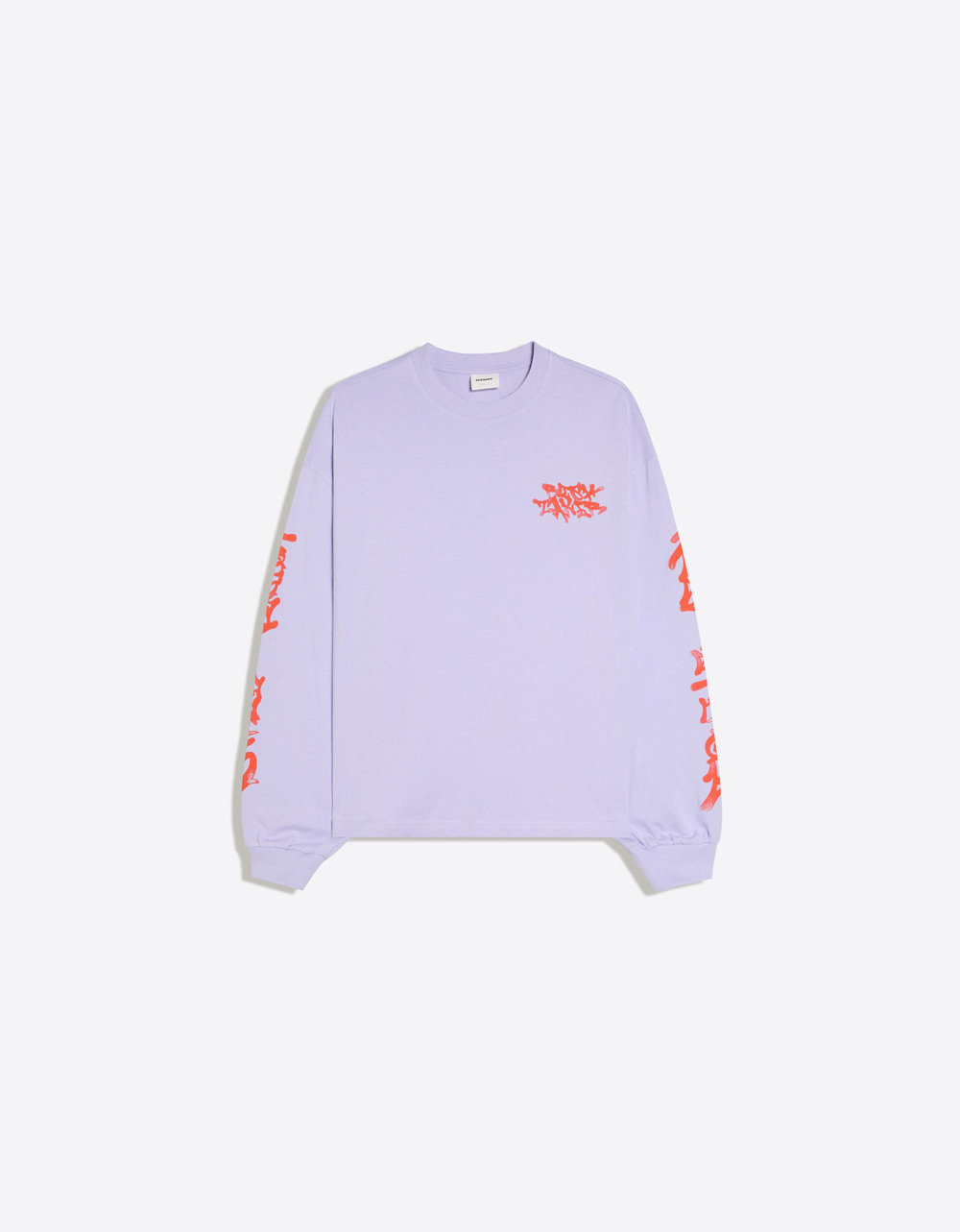 Мужской лонгслив с принтом, арт. 2964/291 - BERSHKA