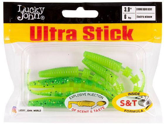 Слаги съедобные LJ Pro Series Java Stick 3,9in (10 см), цв. T18, 6 шт.