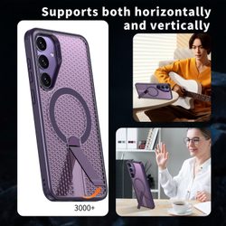 Прозрачный чехол Mesh Pro Magnetic Case для Samsung Galaxy S24+