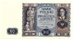 Банкнота Польша 20 злотых 1936 год