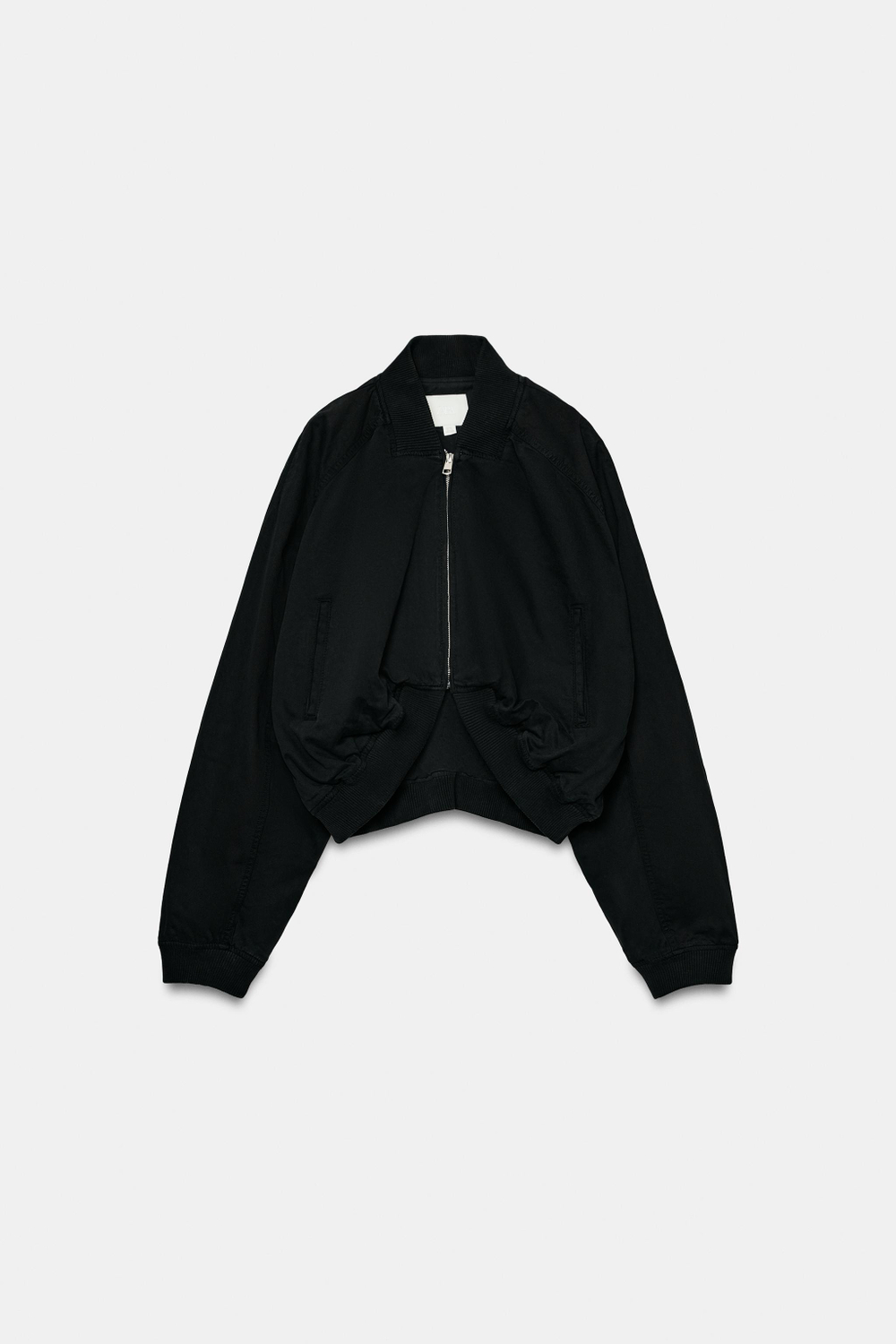 БОМБЕР С АСИММЕТРИЧНЫМ НИЗОМ — ZARA