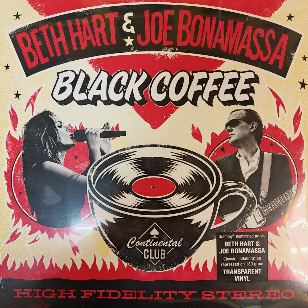 Beth Hart & Joe Bonamassa ‎– Black Coffee 2LP (Голландия 2021г.) Coloured