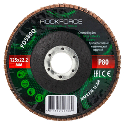 Круг лепестковый керамический торцевой RockForce RF-FD580Q