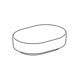 Раковина накладная Geberit VariForm 55 500.774.01.2 белая