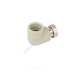 Угольник PP-R комбинированный серый Дн 32х1" с накидной гайкой VALFEX 10138032Г