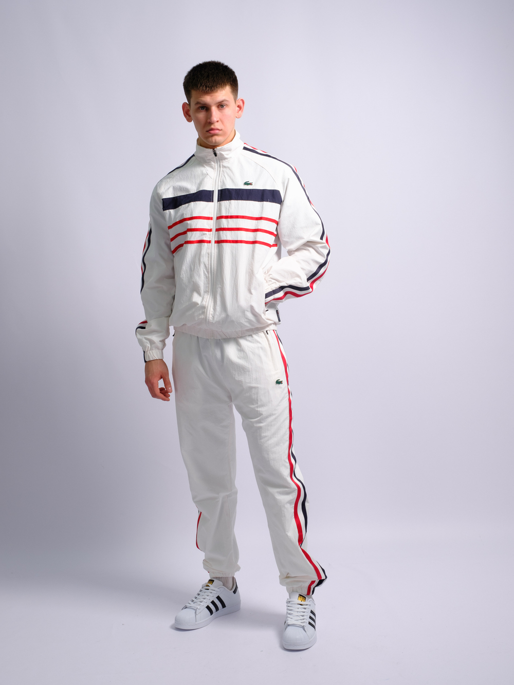 Костюм Lacoste #2506 (бел.)