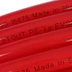 Труба из сшитого полиэтилена STOUT 20х2,0 PEX-a красная