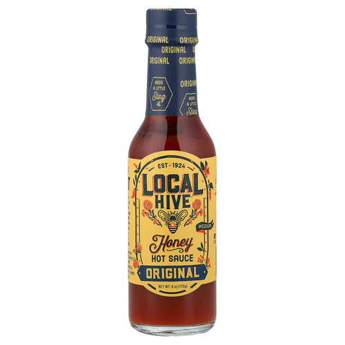 Local Hive, острый соус с медом, оригинальный вкус, 172 г (6 унций)