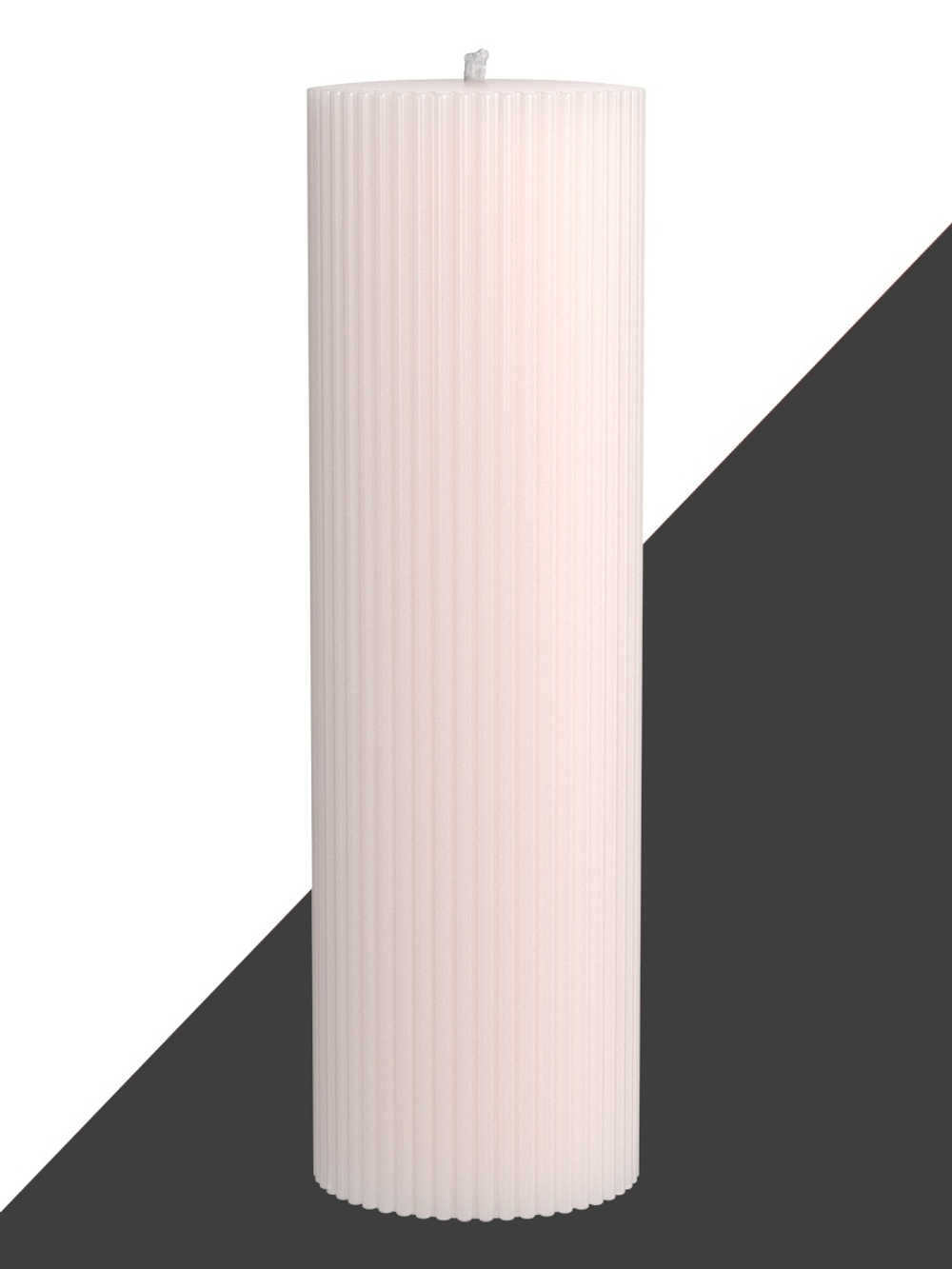 Декоративная свеча 6х20см SCANDYLAB Empire Beige SL-EL02