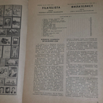 Журнал "Filatelista" Dwutygodnikpolskiego zwiazku filatelistow