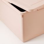 Коробка с крышкой IKEA SOCKERBIT (СОКЕРБИТ), Розовый, 38x51x30 cm
