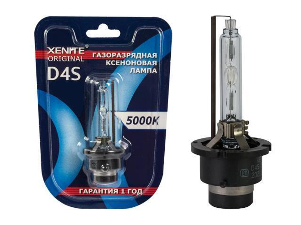 Лампа D4S 6000К ксеноновый свет Xenite Original 1шт