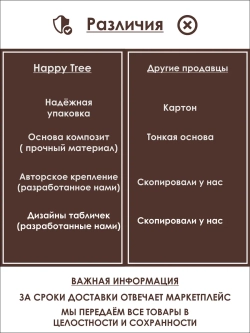 Адресная табличка на дом с объемными буквами