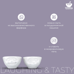 Набор чаш tassen, laughing & tasty, 100 мл, белый, 2 шт.