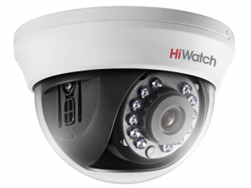Внутренняя купольная HD-TVI камера видеонаблюдения DS-T591(C)(3.6mm) 5Мп HiWatch