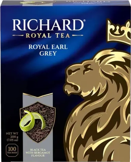 Richard Роял Эрл Грей Чёрный чай, 100 пак. Ричард