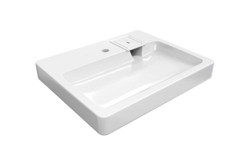 Раковина над стиральной машиной Teymi Kati Pro 60x50 литьевой мрамор T50411