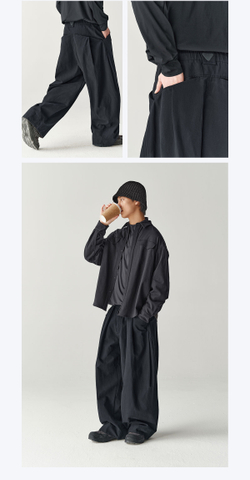 Штаны Nothomme BlueMonte Pleated Casual черный