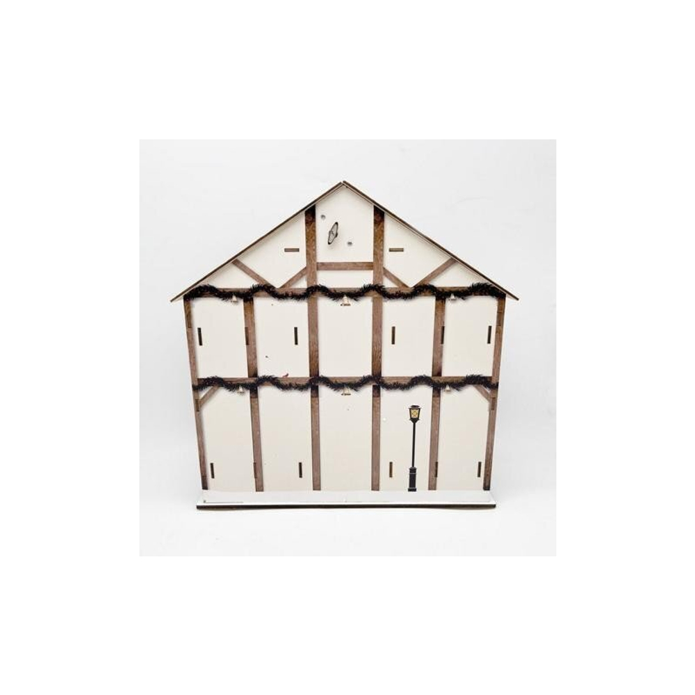 Музыкальная Advent calendar Christmas house Музыкальная Musicbox Kingdom Коричневый / Белый