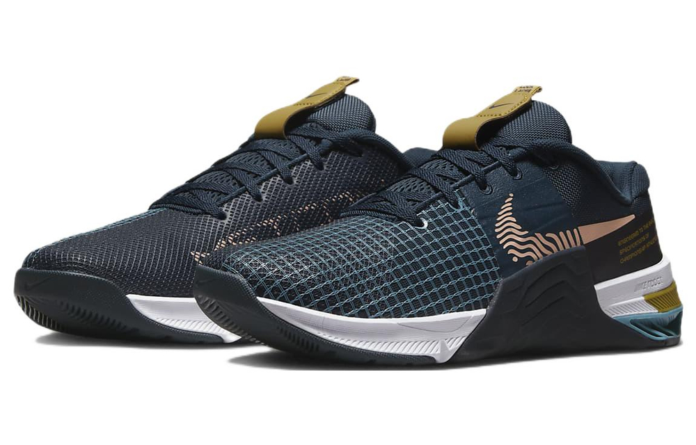 Nike Metcon 8 Armory Navy Obsidian Cerulean Arctic Orange