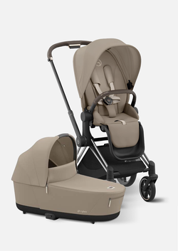 Cybex Детская коляска Priam IV Chrome Brown 2 в 1 цвет Cozy Beige