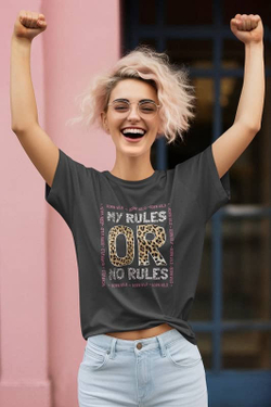 Футболка My rules or no rules фото