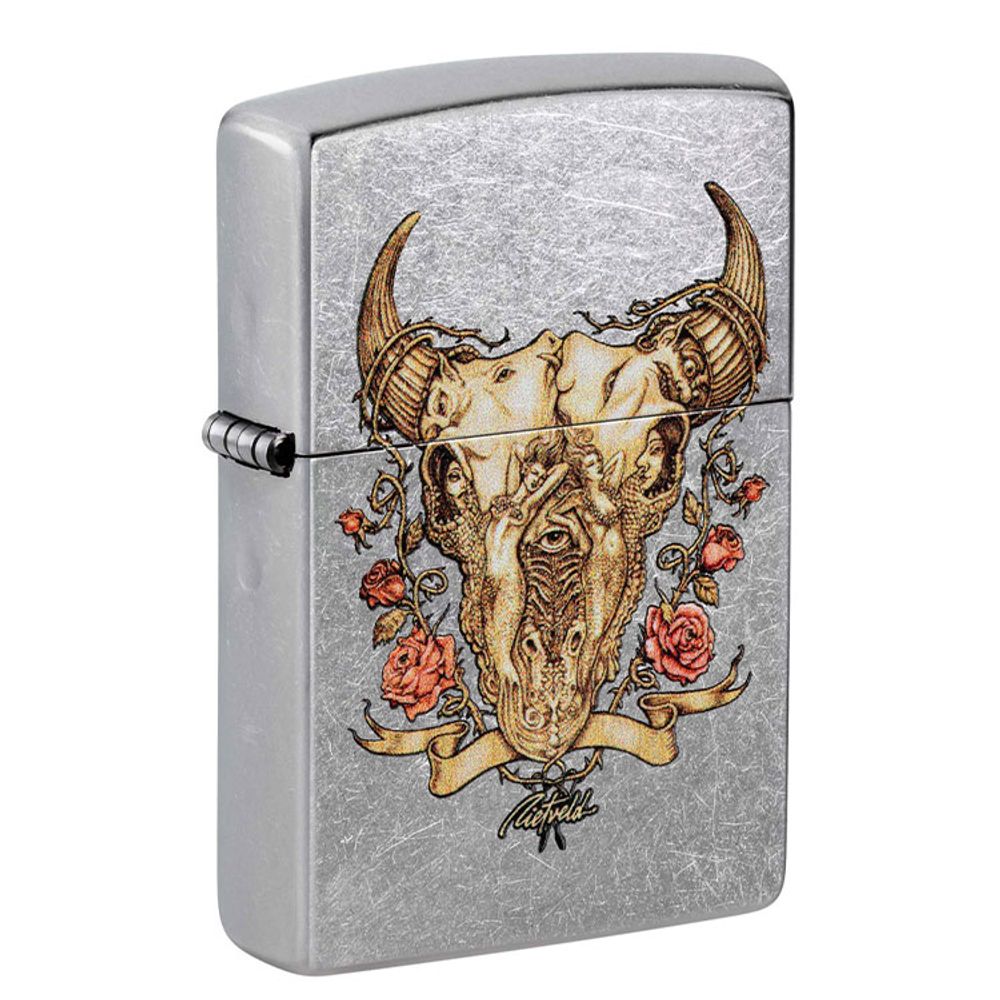 Зажигалка Zippo Rick Rietveld с покрытием Street Chrome (48559)